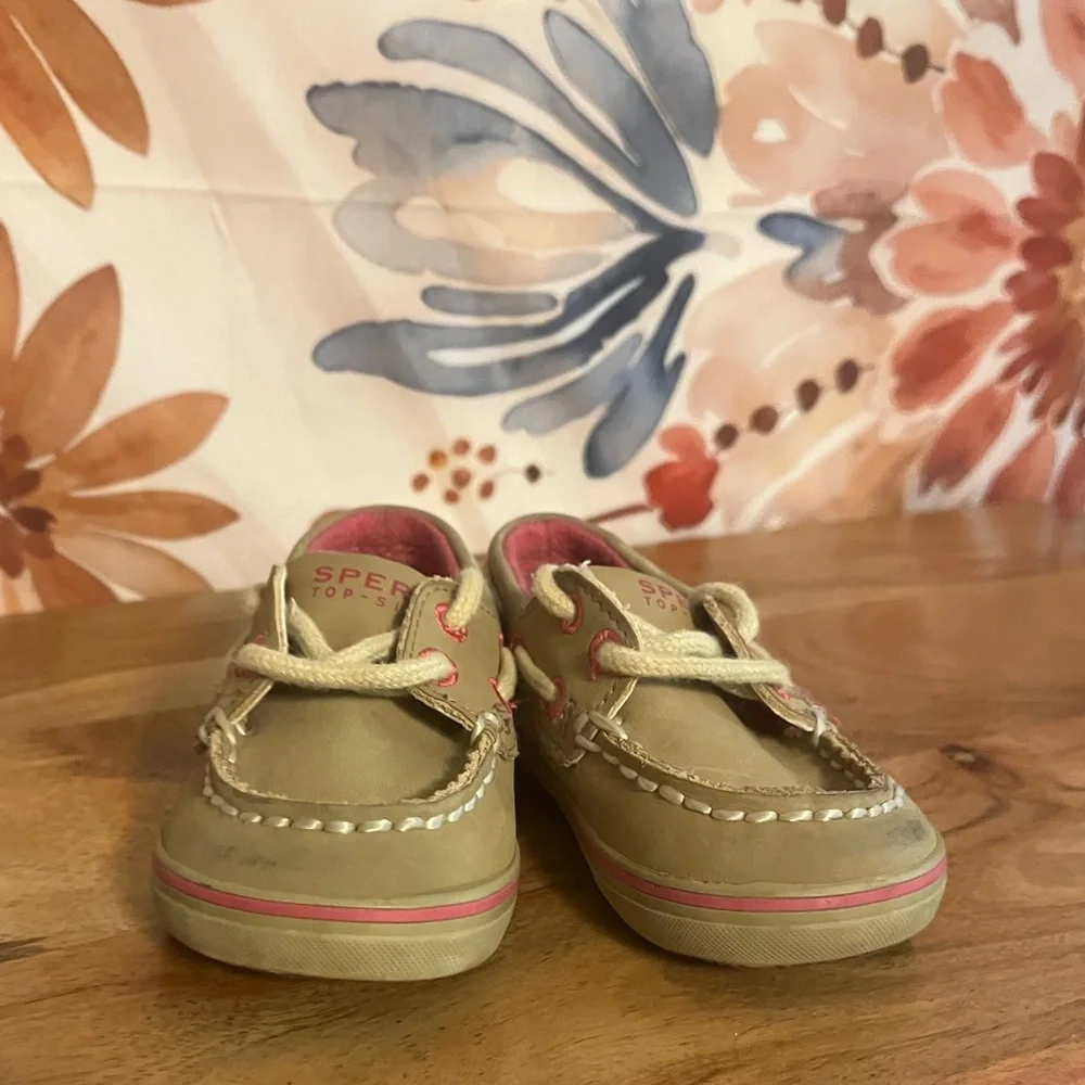 Y2K Vintage Sperry Top Sider 3M Infant Baby Preppy Colorful Intrepid Crib Shoes